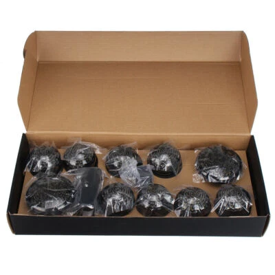 12X FIT LAND ROVER DEFENDER 90 110 130 LED DELUXE SMOKED UPGRADE LAMP LIGHT KIT - Image 1 of 4