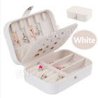 Portable Jewelry Box Leather Organizer Travel Jewellery Ornaments Storage Case A