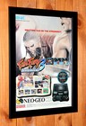 Fatal Fury 3 / Double Dragon Neo Geo SNES Vintage Mini Affiche / Page d'Annonce encadrée