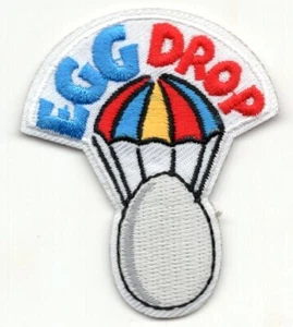 EGG DROP Iron On Patch Event - Imagen 1 de 1