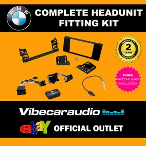 CTKBM04 BMW 5 Series E39 Fascia Surround & Stalk Stereo Complete Fitting Kit - Picture 1 of 1