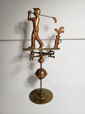 Good Directions Copper Golfer Weathervane SAMPLE Size 17.5 in tall- Not Complete - Image 1 of 3