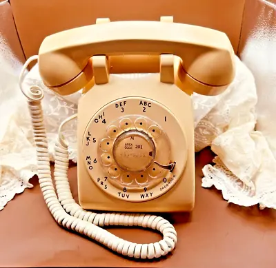 Vintage Western Electric Bell Telephone 500 Rotary Dial Desk Phone • 19.99€