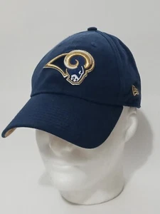 Womens New Era 9Twenty NFL LA Los Angeles Rams Hat Cap Blue Strapback - Picture 1 of 8