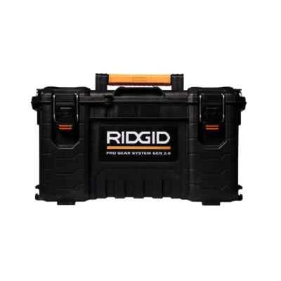 RIDGID Modular Tool Box Storage 2.0 Pro Gear System 22 in Black Water Dust Seal - Image 1 of 4