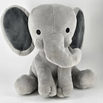 Bedtime Originals Choo Choo Gray Plush Elephant Stuffed Animal - Soft Humphrey  - Image 1 of 4