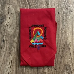1999 Boy Scout World Jamboree RED Souvenir Neckerchief :: New, Mint Condition! - Picture 1 of 1