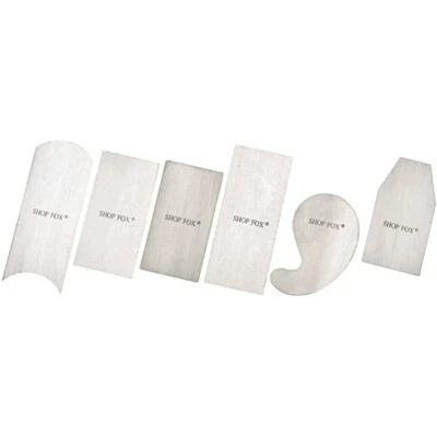 Shop Fox 6-Piece Cabinet Scraper Set D3294 READ DISCRIPTION!!!