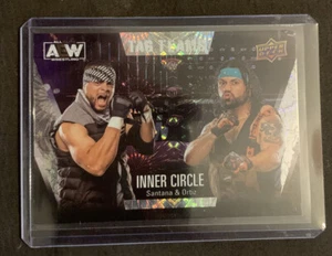 2021 AEW Upper Deck Santana Ortiz Pyro Parallel Tag Teams SP Inner Circle - Picture 1 of 2