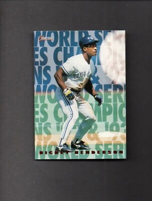 1994 O Pee Chee OPC World Series Champions #1 Rickey Henderson HOF - Image 1 of 2