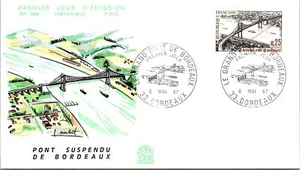 France 1967 FDC - Bordeaux Suspension Bridge - F33203 - Picture 1 of 2