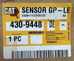 Caterpillar 430-9448 Sensor Gp Liquid Level New 4309448 Genuine Cat. - Picture 1 of 4