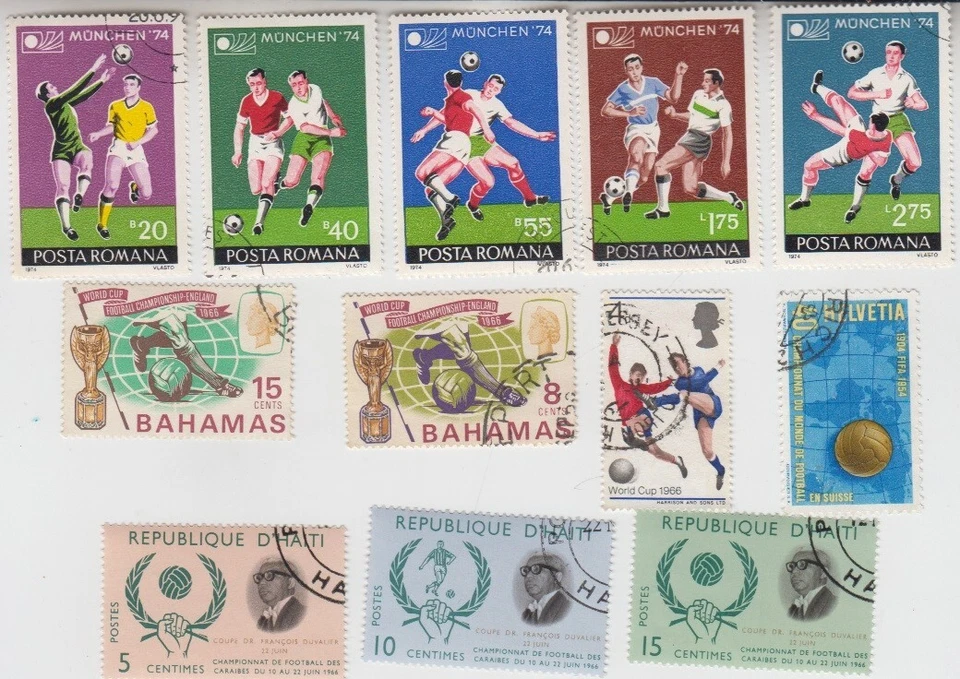 Romania, Bahamas, United Kingdom, Switzerland & Haiti. Soccer World Cup Duvalier - Image 1 of 1