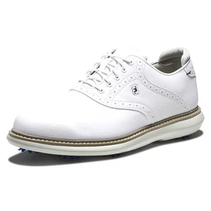 Scarpa da golf uomo Traditions, bianco/bianco, 10,5 - Foto 1 di 7