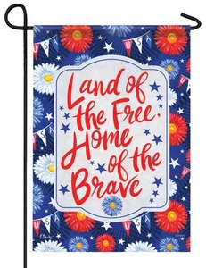 USA Daisy Garden Flag - Picture 1 of 1