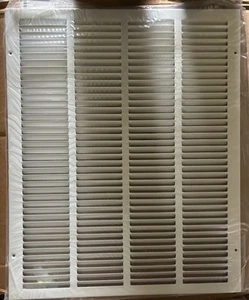 USAIRE 16 in. x 20 in. White Return Air Grille for Wall or Ceiling - Picture 1 of 3