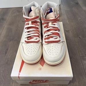 Nike Air Jordan 1 Retro Alto Raro Air Sail Cinabrio Mujer’s Talla 12 - Imagen 1 de 13
