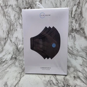 Airinum Urban Air Reusable Face Mask Air Filters 2.0 Black UF-312 Small 3-Pack - Picture 1 of 4