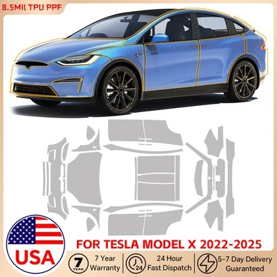 8.5Mil Matte PPF PreCut Full Car For Tesla Model X 2022-2025 Paint Protection - Image 1 of 4