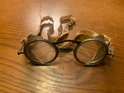 Gafas de seguridad Willson vintage / correa de gafas Steampunk Foto 1 de 4