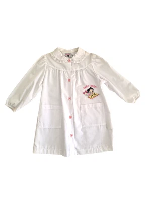 Grembiule asilo da bambina Betty Boop bianco 4 anni - Immagine 1 di 2