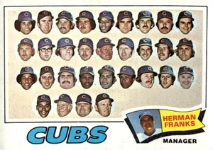 1977 Topps #518 Chicago Cubs Team Checklist - Picture 1 of 2