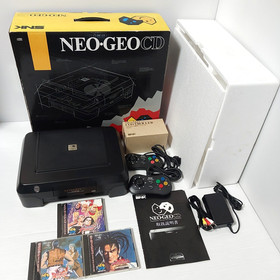 NEO GEO CD Front Loading Japanese Console SNK #000993 with box Import Japan