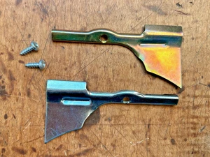 1955-1957 Chevy Windshield Corner Molding Clips, Pair-NEW - Picture 1 of 5