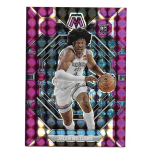 Jalen Williams 2022-23 Panini Mosaic Purple Rookie /99 Oklahoma City Thunder - Foto 1 di 2