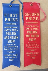 Cuarto lote anual de exhibición de aves y palomas de Santa Anita 1939 - Imagen 1 de 2