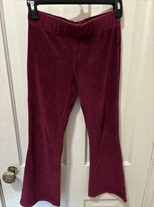 Cat & Jack Girls Size M (8) Velvety Red Flare Pants - Picture 1 of 5