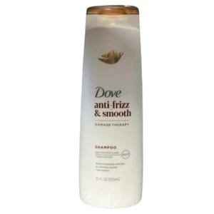 Pack of (12) New Dove Anti-Frizz & Smooth Damage Therapy Shampoo 12 fl oz - Picture 1 of 2