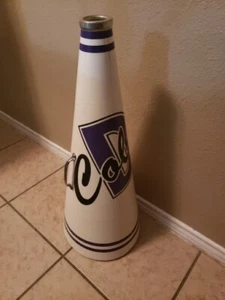 Huge Vtg Megaphone 26” College High School Prep Cheer Movie Prop Colts Football - Picture 1 of 12
