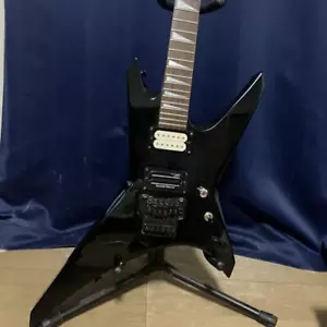 Jackson Stars Warrior Black Electric Guitar Used Product Shipping From Japan - Picture 1 of 9
