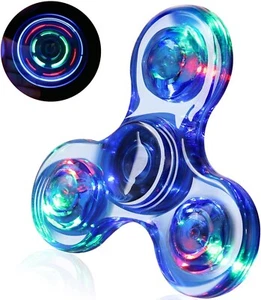 LED Fidget Spinners, Light Up Sensory Fidgets Toys for Kids, Glow in The Dark To - Picture 1 of 6