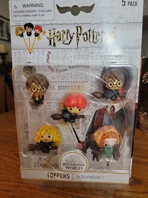 Paquete de 5 mini figuras de Harry Potter Magic World coleccionables nuevas en caja Foto 1 de 4