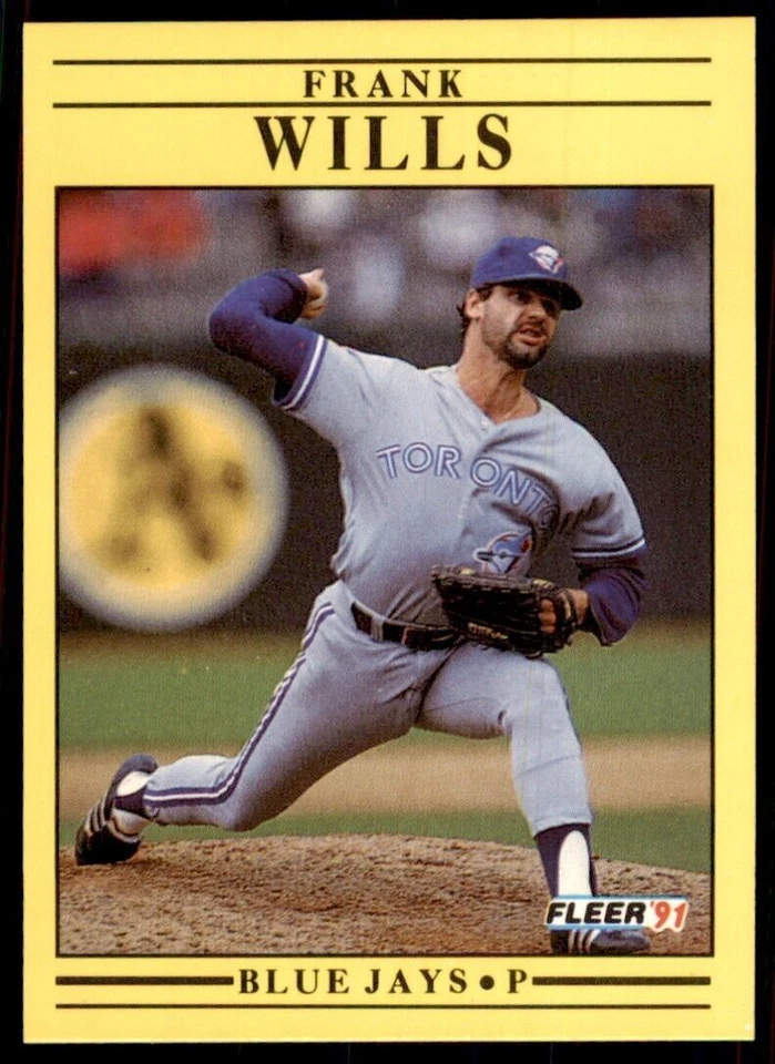 1991 Fleer Frank Wills Baseball Cards #191 - Image 1 of 2