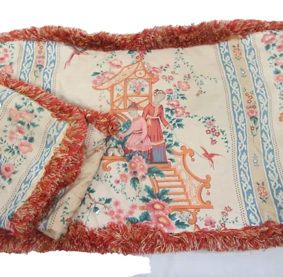 BLOOMCRAFT The Musee Des Arts Asian Toile Velvet Custom 2pc Queen Shams - Image 1 of 4