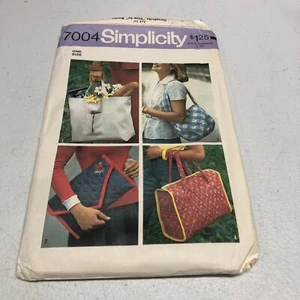 Simplicity SCHNITTMUSTER 7004 TASCHEN TASCHEN GELDBÖRSEN Schnitt ohne Richtungen 1975 - Bild 1 von 5