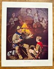 Vintage Norman Rockwell Print 11x14 BSA Boy Scouts “Scout Memories”