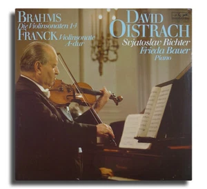 2LP Brahms, Franck - Oistrach, Richter, Bauer – Violinsonaten 1-3 /  A-dur- mint - Imagen 1 de 2