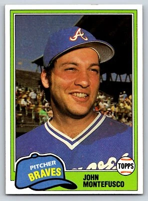 1981 Topps Traded #804 John Montefusco  Atlanta Braves NM 14179 - Image 1 of 2