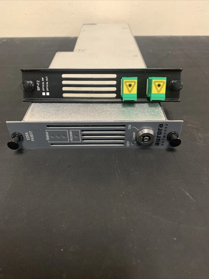 ARRIS / AURORA FA3517S-00-AS Optical Amplifier MOD, 17 dBm Output Power w/ BP-F2 - Image 1 of 4
