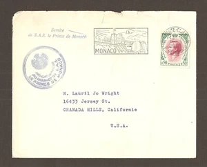 Sello postal de colección Príncipe de Mónaco 1961 Monte Carlo portada postal - Imagen 1 de 2
