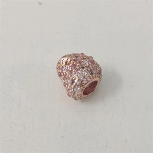 Charm Pandora COCCINELLA ORO CUORE ROSA - Foto 1 di 4