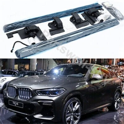 Running Board Deployable Electric Side Steps fits for All New BMW X6 2020-2024 - Image 1 of 4