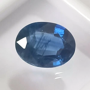 4.24 Cts Kyanite Oval,Kyanite oval,4 Carat + Kyanite,Kyanite,Nepal,Oval Faceted - Picture 1 of 6