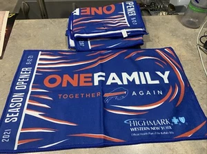Qty 2 Buffalo Bills 2021 Season Opener One Family Together Again 9-12-21 Towel - Picture 1 of 1