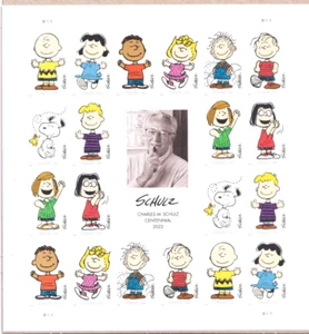 Scott #5735a Peanuts (Charlie Brown,  Snoopy) Sheet of 20 Forever Stamps - MNH - Picture 1 of 1