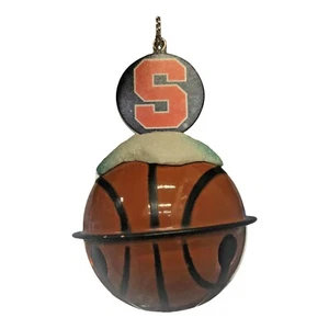 NCAA Syracuse Orange Team Basketball Ball Bell Ornament - Picture 1 of 1